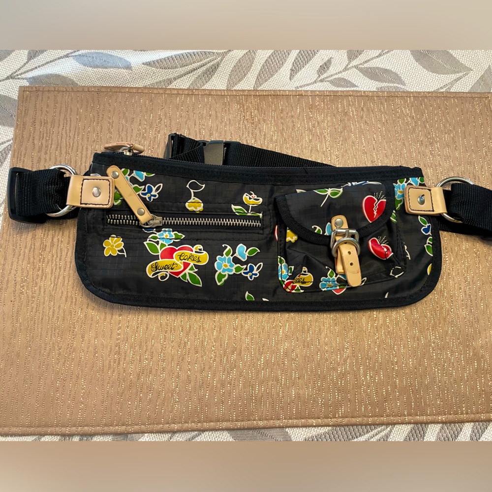 Sweet Cakes hip pack/Fanny pack - adjustable, several pockets! Tattoo print!